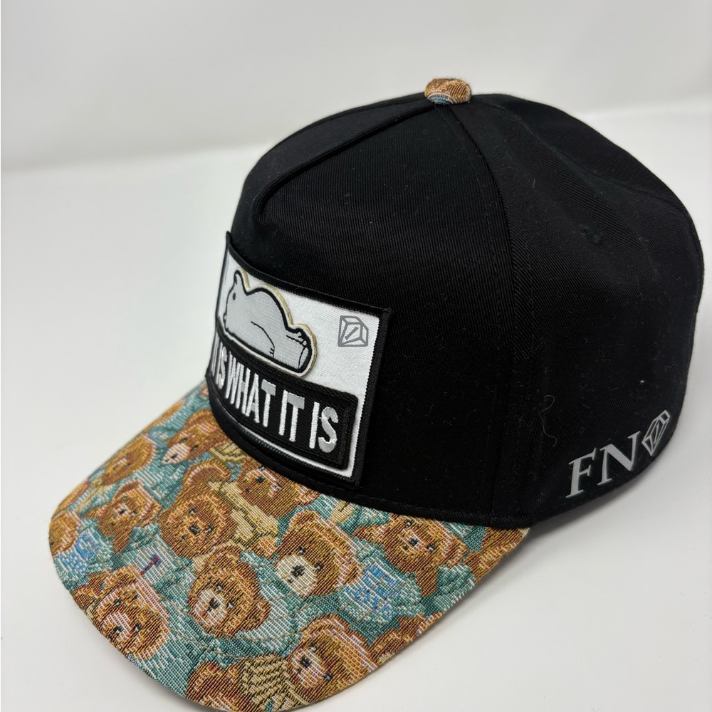 Fear No 1 Apparel “Is what it is” Bear SnapBack hat
